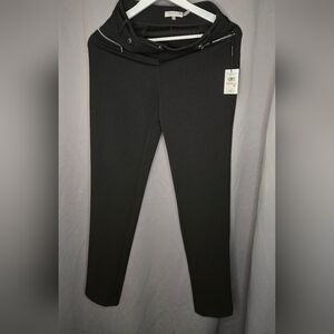 NWT Calvin Klein Black Slim Fit Ankle Pants - Size 2